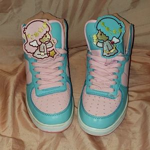 Skater pastel hightops they have been lightly worn. Only wore once.